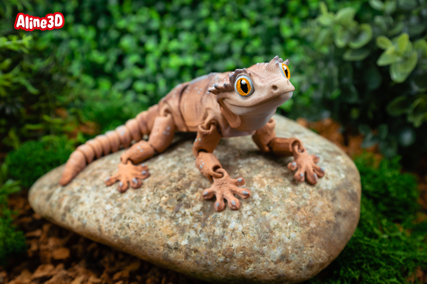 Crested Eyelash Gecko Fidget Animal