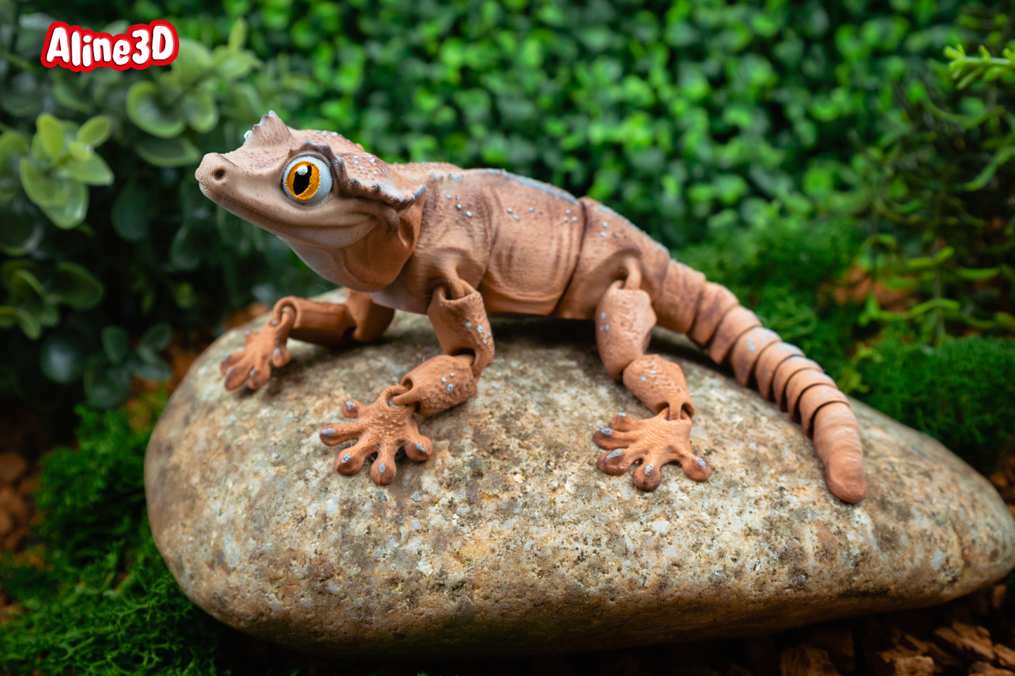 Crested Eyelash Gecko Fidget Animal