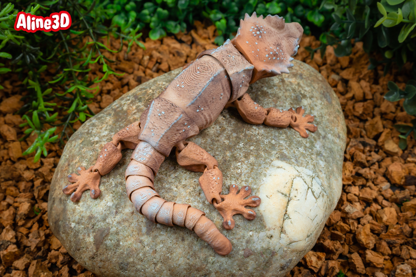 Crested Eyelash Gecko Fidget Animal